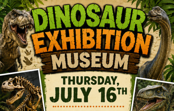 dinosaur exhibition sm