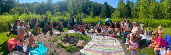 Young Explorers Dive into Nature: Powell County Public Library Children Visit Red Oaks Forest School library 7 24 26 a