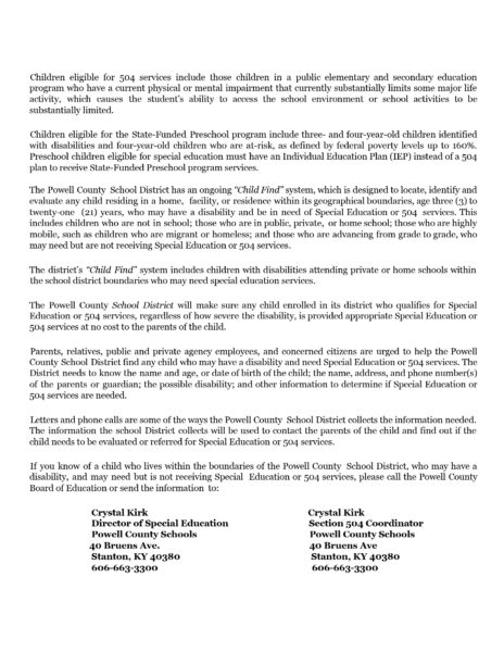notice of non descrimination
