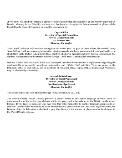 notice of non descrimination