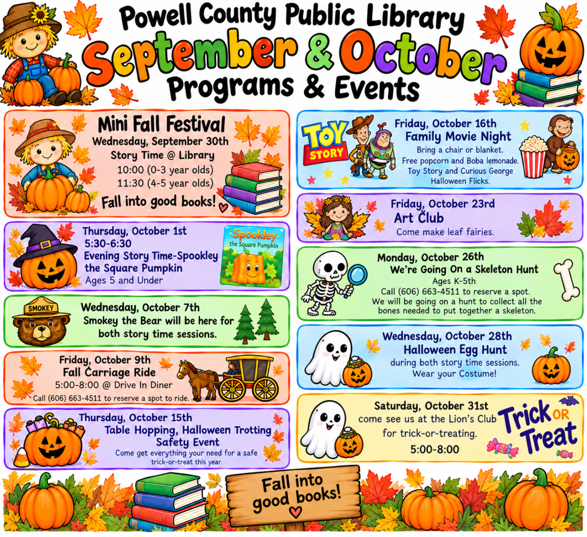 programs for october