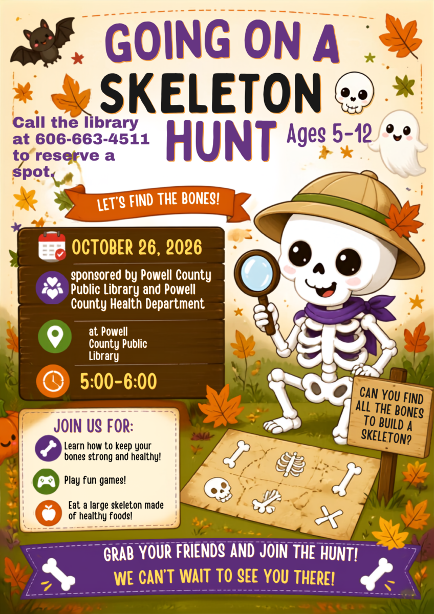 skeleton hunt flyer